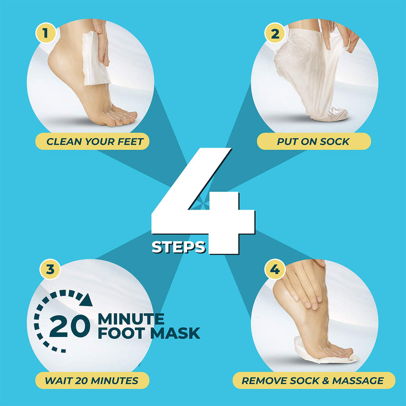 Amope Pedi Perfect Spa Experience Pampering Pack containing an electronic foot file, 2 pairs of macadamia oil foot masks and 2 refills (Packaging May Vary) 2 Count (Pack of 1) - NewNest Australia