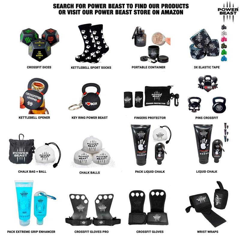 Power Beast 3 X Crossfit Tape, 3 Rolls Of Hook Grip Tape, Sports Tape, Protection For Thumb And Fingers, Elastic Cotton, Sweat-Proof And Breathable, For Weightlifting, Cross-Fit, Weightlifting. - NewNest Australia