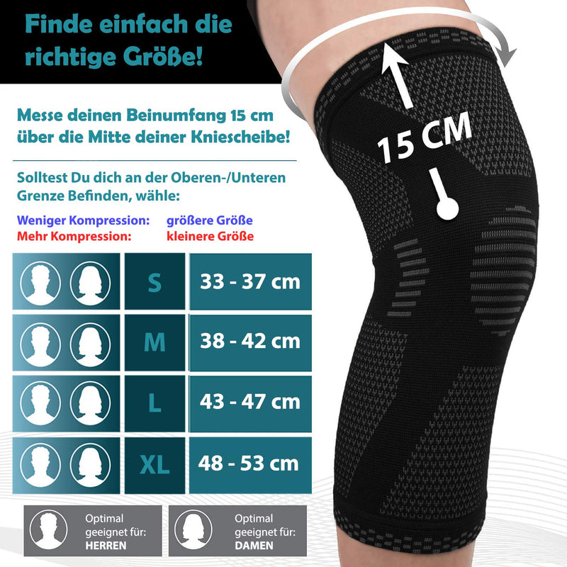 Vigo Sports Anti Slip Knee Support For Sports Pain Relief & Recovery - Optimal Knee Pads For Men & Women - Elastic Knee Pads For Volleyball, Running & Jogging - NewNest Australia