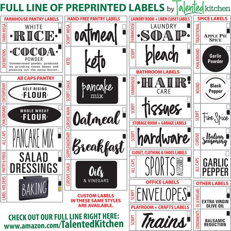 NewNest Australia - Talented Kitchen Script Bathroom Organization Labels – 123 Bath, Beauty & Makeup Preprinted Stickers. Water Resistant, Canister & Bins Labels. Vanity & Storage Decals (Script Bath – 123 Black Labels) Black Bathroom & Makeup Labels 