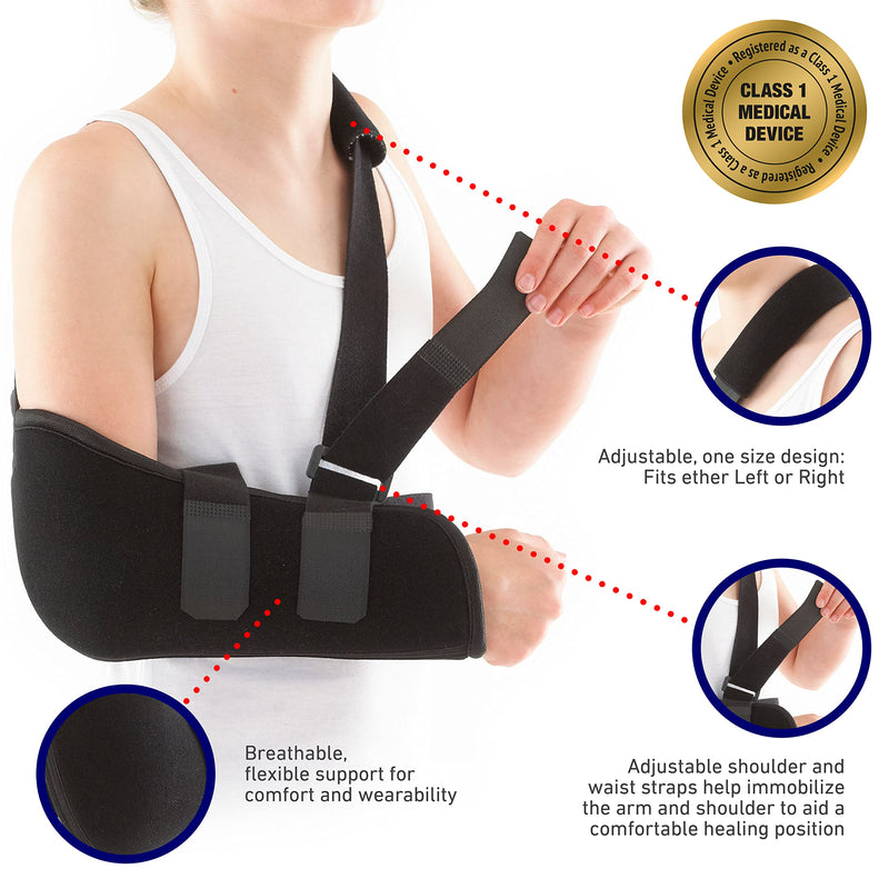 Neo-G Arm Sling for Kids - Shoulder Arm Injury Recovery, Pre/Post Surgery – Comfort Sponge Foam Child Sling Arm Support - Breathable Lightweight Soft Children Arm Sling – Adjustable – Left or Right - NewNest Australia