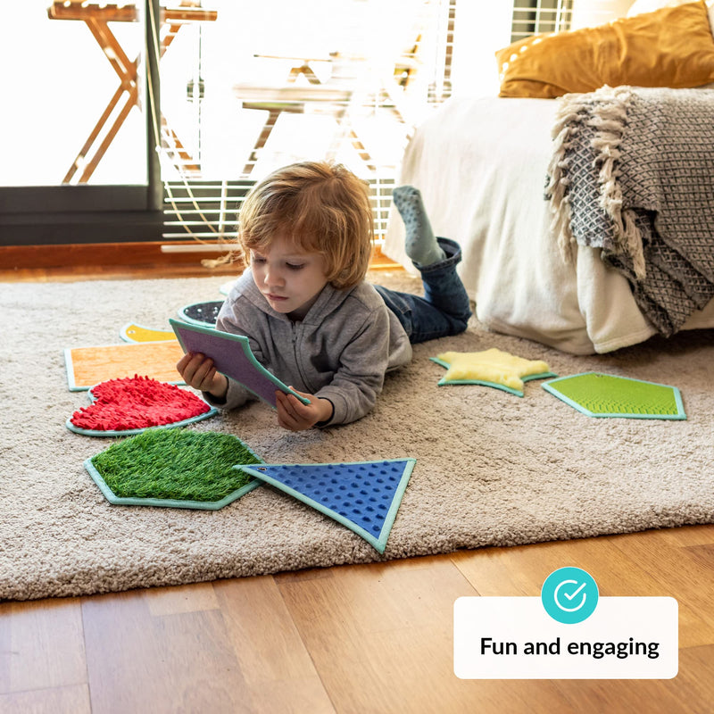 Sensory Mats for Autistic Children | Sensory Tiles for Kids | Sensory Wall Panel | Multi-Sensory Exploration | Sensory Toys | Sensory Room Equipment | Sensory Disorder Toys for Tactile Play Shapes - NewNest Australia