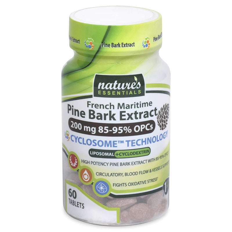 Liposomal Pine Bark Extract | 200mg per Pill | Clinically Studied Circulatory Support | Maximum Absorption Formula | 2 Month Supply | Non-GMO | Gluten-Free | Vegetarian | Lab Certified - NewNest Australia