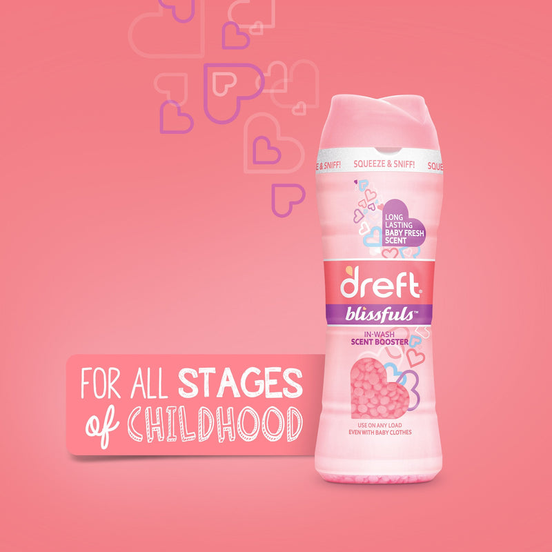 Dreft Blissfuls in-Wash Scent Booster Beads, Baby Fresh Scent, 20.1 oz Baby Fresh Scent 20.1 oz - NewNest Australia