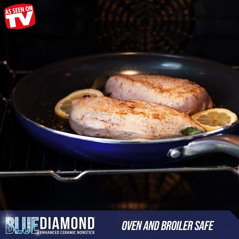 Blue Diamond Cookware Ceramic Nonstick Frying Pan, 8" Frying Pan, 8" - NewNest Australia
