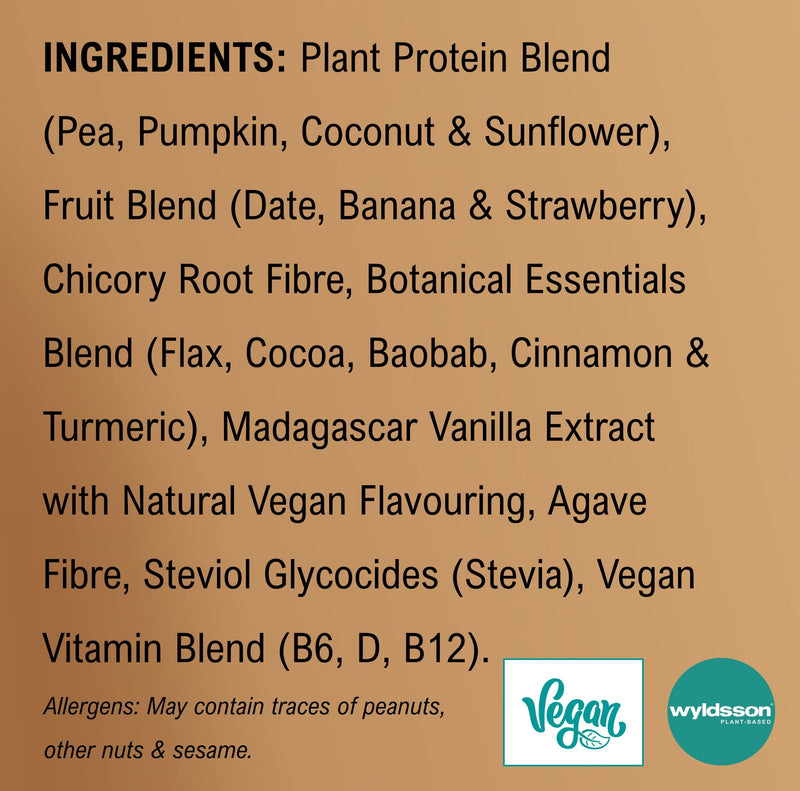 Vegan Protein Powders (1kg) - Natural Vegan Protein Shake High in Iron & Zinc with Fruits, Botanicals & Plant Based Protein Powder, Gluten Free, Dairy Free, Lactose Free (Vanilla, 1kg No Scoop) Vanilla 1 kg (Pack of 1) - NewNest Australia