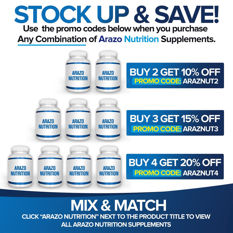 Super Strength L-Carnitine 1000mg Servings Plus Calcium for Boosted Metabolism and Improved Muscle Gain - Arazo Nutrition - NewNest Australia