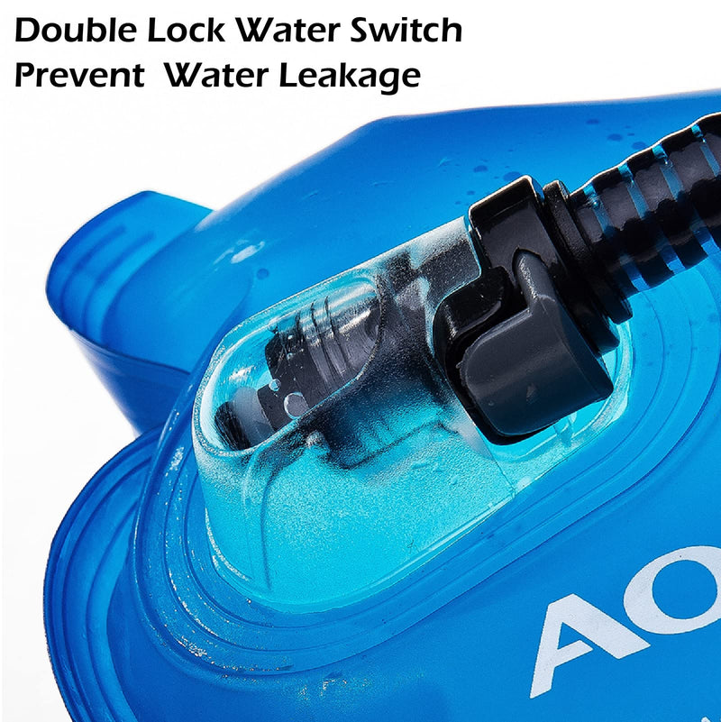 TRIWONDER Hydration Bladder Water Reservoir 1.5L 2L 3L BPA Free for Cycling Hiking Camping Backpack 01# 2L/70oz (TPU) - NewNest Australia