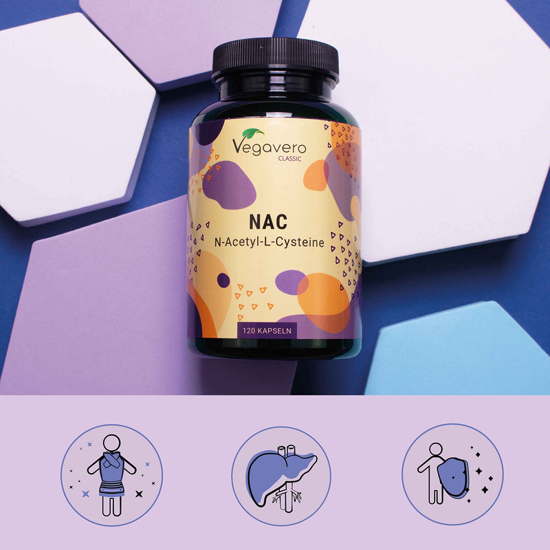 Nac | From Fermentation - Not Synthetic | N-Acetylcysteine 600Mg | High Dose | Laboratory Tested | 100% Pure Amino Acid | Vegan - No Additives | German Production By Vegavero - NewNest Australia