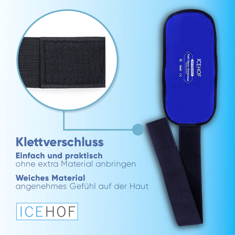 Icehof Universal Cooling Pad With Velcro Fastener - Flexible And Easy To Use All Over The Body - Cooling Gel Cold Compresses Cooling Pack Gel Cooling Bandage - NewNest Australia