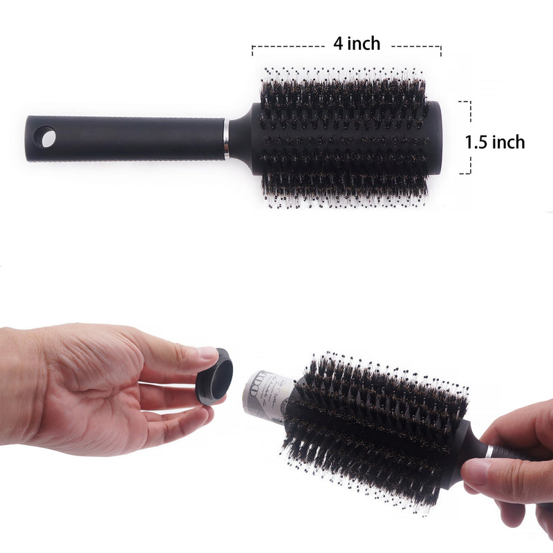 Hair Brush Comb Diversion Stash Safe by Charmonic, Stash Can, Functions as an Authentic Brush, Perfect for Travel or At Home ( 1 Pack ) - NewNest Australia