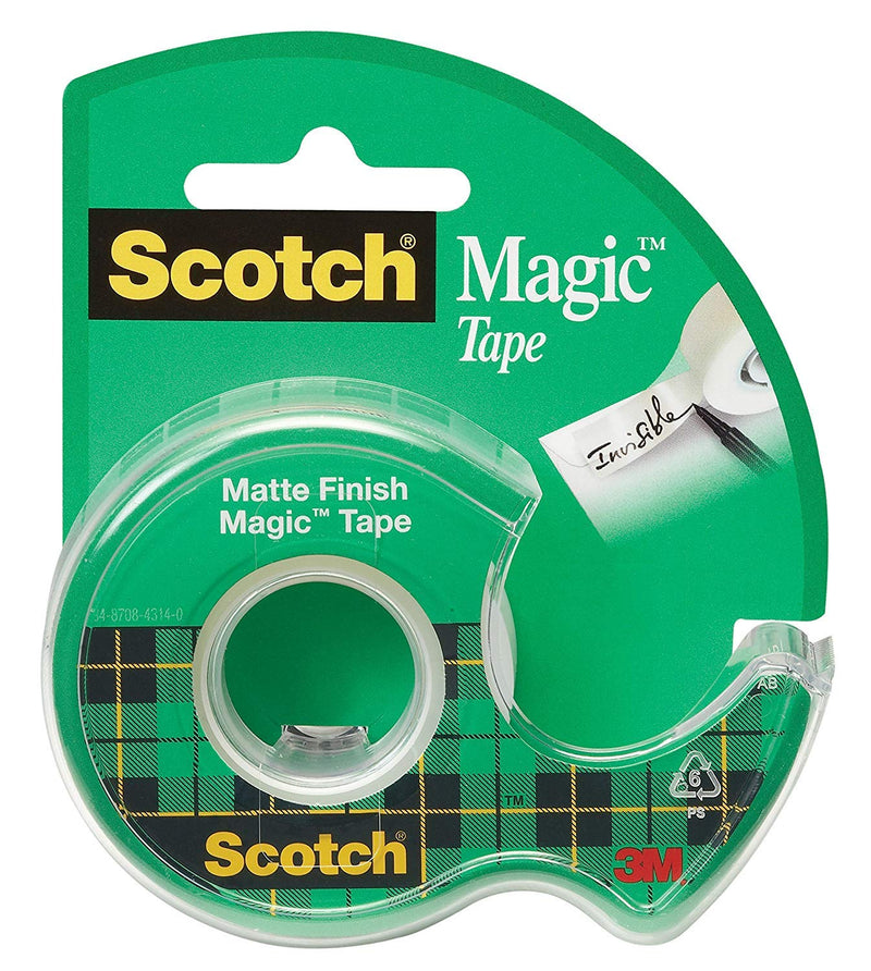Scotch 810 Magic Tape in Dispenser, 0.50 x 450 Inches, Matte Clear, Pack of 14 - NewNest Australia