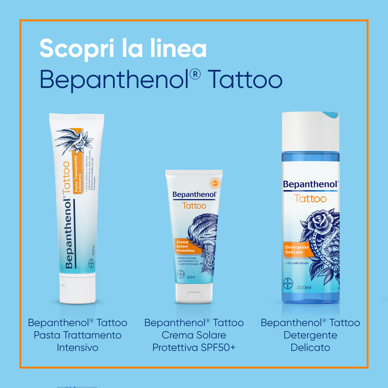 Bepanthenol Tattoo Pasta Trattamento Intensivo Tatuaggio con Pantenolo, 100g - NewNest Australia