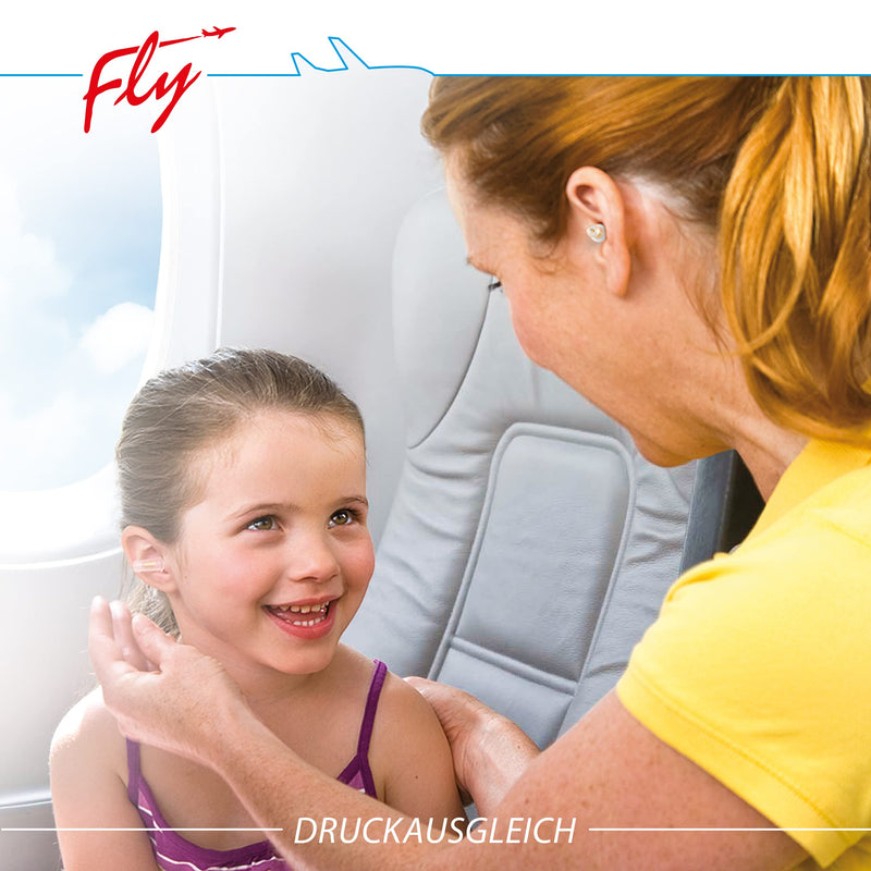 Sanohra Fly Earplugs For Children - Pain-Free Flying - Earplugs Make It Easier To Equalize Pressure On The Plane - 24 Db Snr Noise Insulation - Reusable - 1 Pair - For Children - NewNest Australia