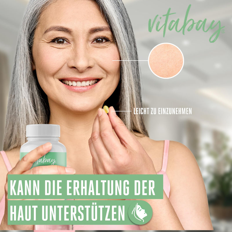 Vitabay High-dose Vitamin E 600 IU Depot - 200 VEGAN Softgel Vitamin E Capsules High Dose with Tocopherol and Tocotrienol - Natural Vitamins Vit E - Vitamins Softgels Capsule with Tocotrienols - NewNest Australia