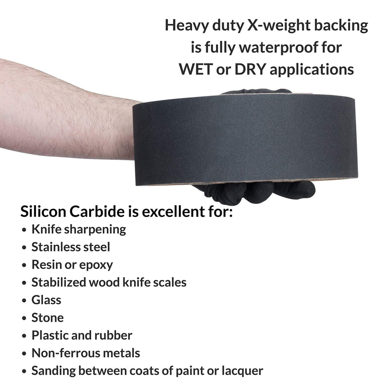 Red Label Abrasives 3 X 21 Inch 24 Grit Silicon Carbide Sanding Belts, 8 Pack - NewNest Australia