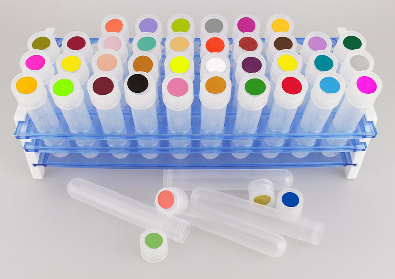 ChromaLabel 0.50 Inch Round Label Permanent Color Code Dot Stickers, 1000 Labels per Dispenser Box, Fluorescent Pink - NewNest Australia