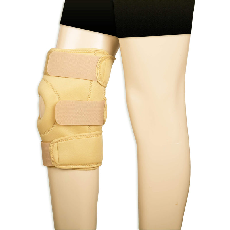 Wonder Care Knee Brace Support, Knee Stabilizer Support Compression muscle Joint Protection, Relieves ACL, LCL, MCL, Meniscus Tear, Arthritis, Tendonitis Pain, Adjustable Bi-Directional Straps - Large L(19.6-22") - NewNest Australia