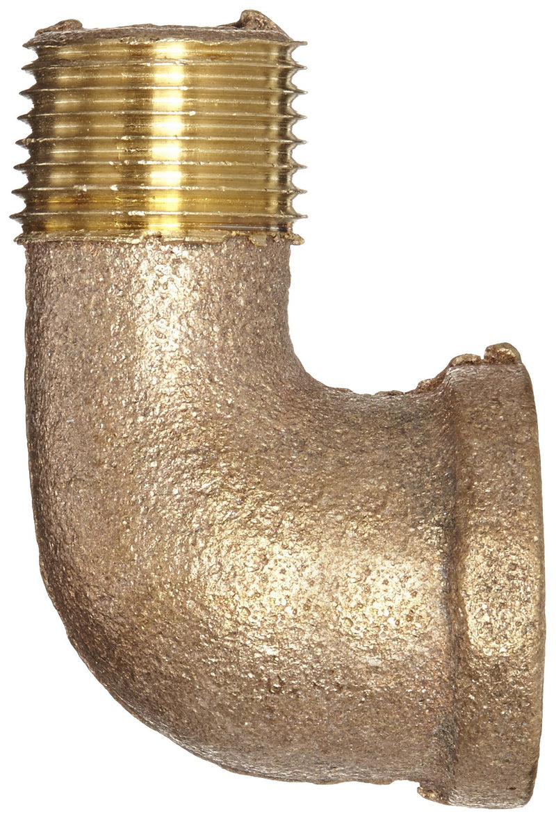 Anderson Metals 38116 Red Brass Pipe Fitting, 90 Degree Street Elbow, 3/8" Female x 3/8" Male - NewNest Australia