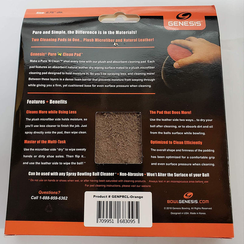 Genesis Pure N Clean Pad - Orange/GrayOrange/Grey - NewNest Australia