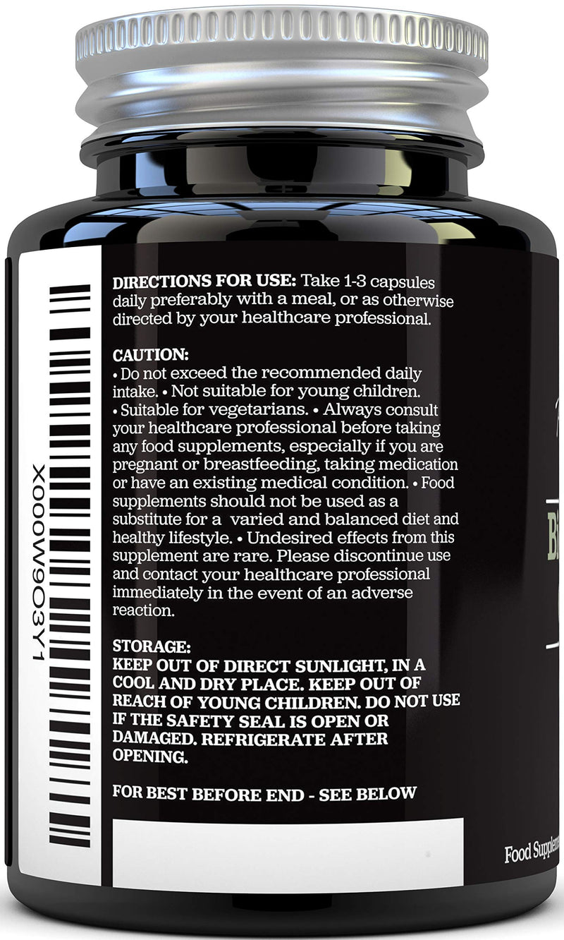 Bio-Cultures 5 Active Strains 60 Billion CFU Source Powder | 6 Times Stronger - 6 Billion Live CFUs | Multi Strain with Lactobacillus Acidophilus & Bifidobacterium for Adults | 60 Vegetarian Capsules - NewNest Australia