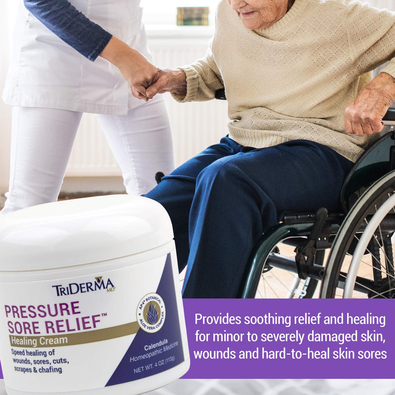 TriDerma Pressure Sore Relief Healing Cream, 4 Ounces - NewNest Australia