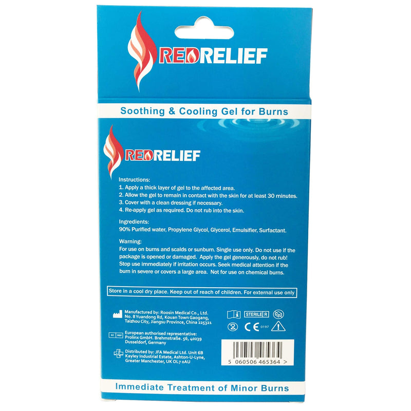 RedRelief Emergency Burn Gel 3.5G - Pack of 20 - NewNest Australia