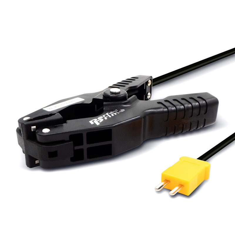 PerfectPrime TL0005, Pipe Clamp Temperature Flat Lead for K-Type Probe Thermocouple Sensor in Temperature Range From -40~200°C/393°F 200C /Pipe Clamp - NewNest Australia