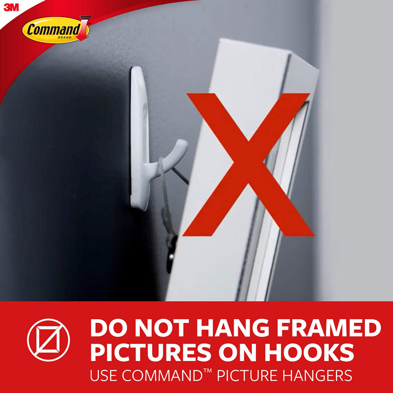 NewNest Australia - Command Bathroom Hook with Water-Resistant Strips, 1-Hook, 2-Strip, Organize your dorm Jumbo Towel Hook 