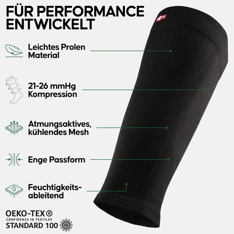 Danish Endurance Calf Compression Stockings Without Foot Calf Support Leg Warmers Calf Sleeves For Men & Women Recreation Sports Relief From Calf Pain, Varicose Veins, Shin Splints - NewNest Australia