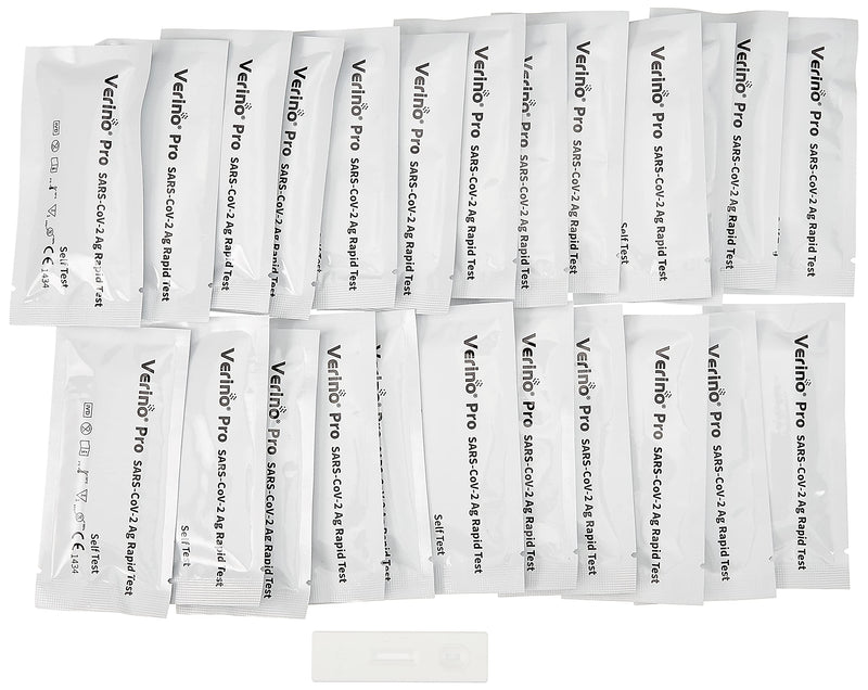 25x Verino Pro Corona SARS-CoV-19 Nasal Antigen Fast Lay Smear Self Test | CE 1434 - NewNest Australia