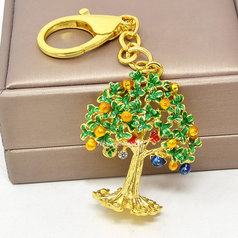 Feng Shui ACTIVATING PROSPERITY TREE KEYCHAIN Good Luck Relieved Life - NewNest Australia