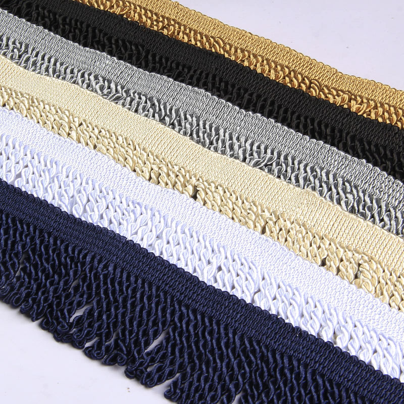 HedongHexi Curtain Fringes Bullion Fringe Trim 5 Yard x 2.5 Inches Fabric Trims Sewing DIY Decoration for Curtain Sofa Clothes (Beige, 5 Yard) beige - NewNest Australia