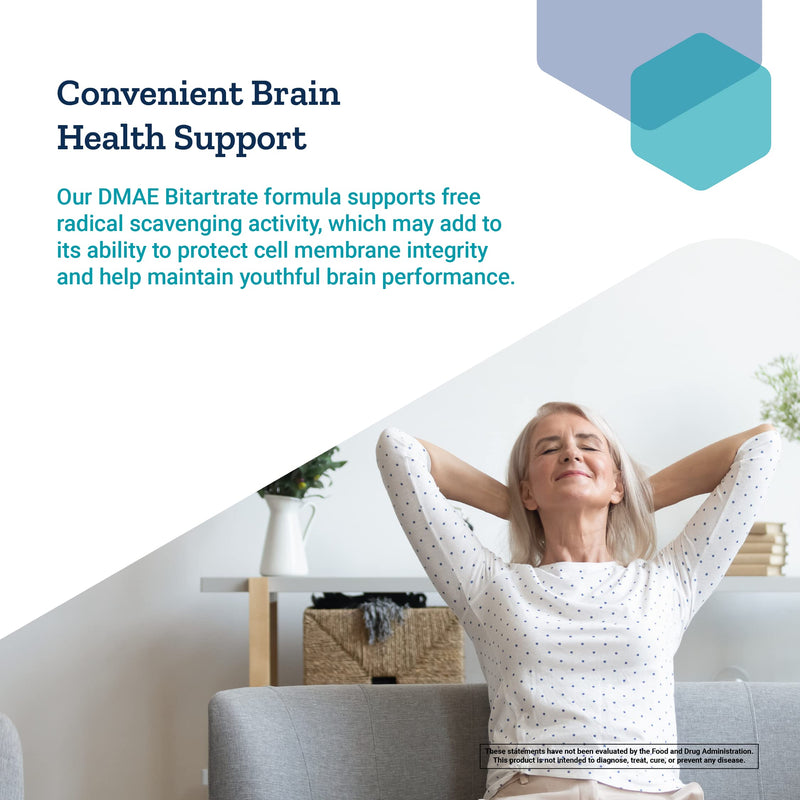 Life Extension DMAE Bitartrate 150 mg Cognitive Performance Support Supplement – Gluten-Free, Vegetarian, Non-GMO - 200 Vegetarian Capsules - NewNest Australia