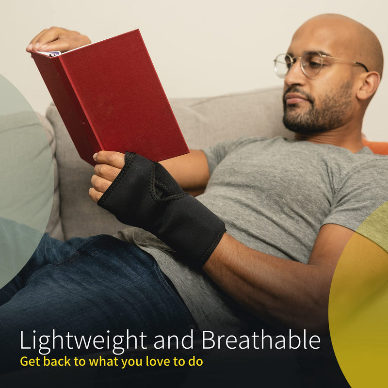 BraceUP Night Sleep Wrist Support Brace for Men and Women - Lightweight Splint with Cushioned Pads for Carpal Tunnel, Hand Support, and Tendonitis Arthritis Pain Relief - NewNest Australia