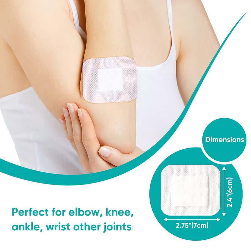 General Medi Sterile Island Dressing With Edged View, 100 Count, 6 X 7 Cm Gauze Pads, Wound Care Pad With Adhesive Edge, Sterile, Soft & Highly Absorbent Medical Grade Dressing Pad - NewNest Australia