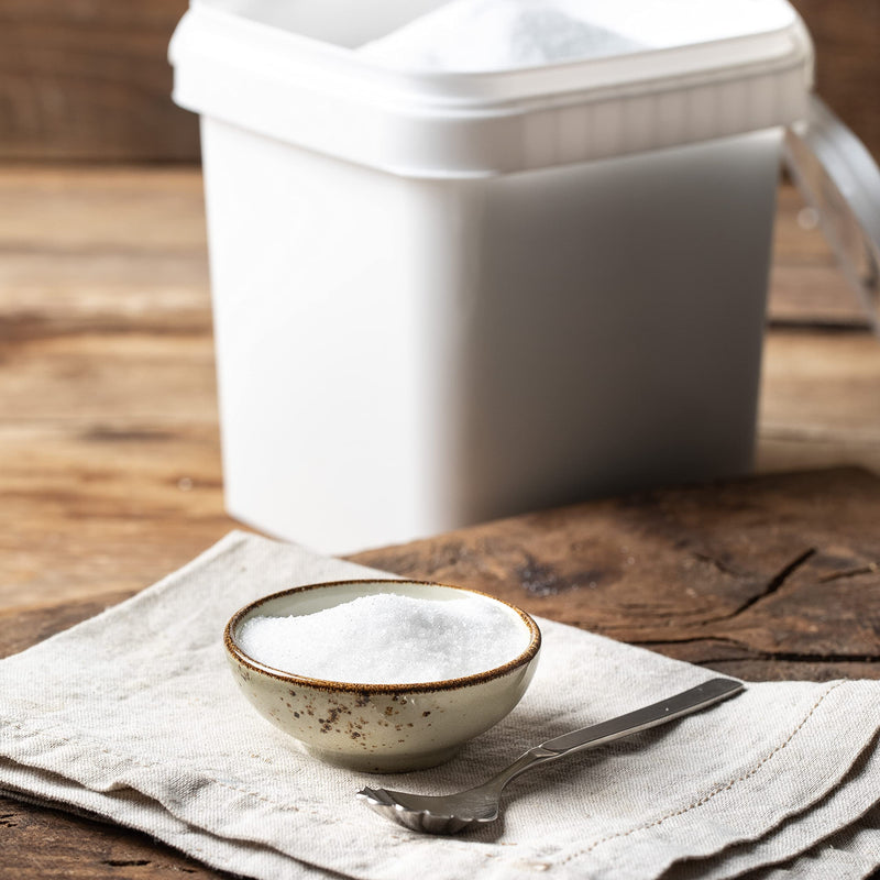 Erythritol Erythritol in a bucket calorie-free sugar substitute in a container without genetic engineering natural sugar alternative easily soluble sweetener 70% sweetening power of sugar Vitalesia 2.5kg - 5kg (5 kg) 5.00 kg (pack of 1) - NewNest Australia