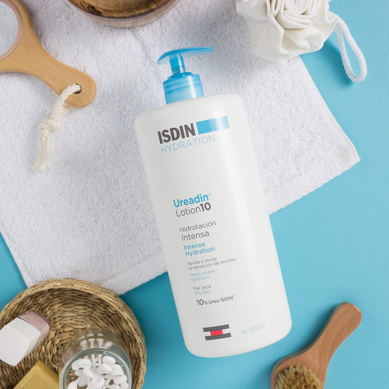 ISDIN Ureadin Lotion 10 (1000ml) | Body lotion with intensive moisture supply for dry skin 10% Urea 1 l (pack of 1) - NewNest Australia