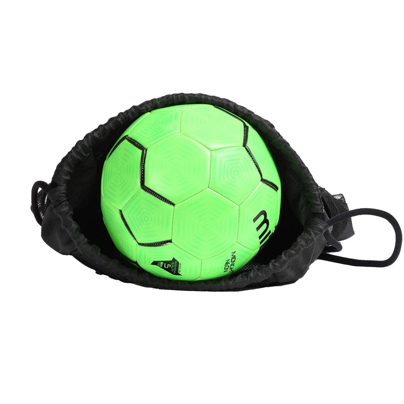 Athletico Drawstring Soccer Bag - Soccer Backpack for Boys or Girls Can Also Carry Basketball or Volleyball Black - NewNest Australia