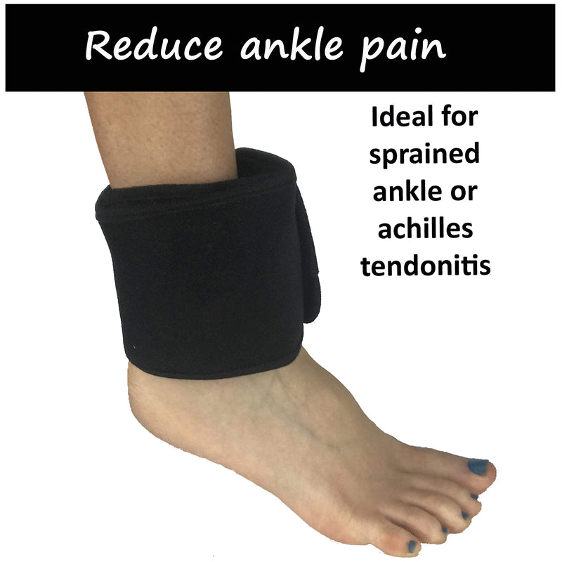 gr8ful® Gel Ice Pack | Sports Injuries, Pain & Swelling | Reusable Hot/Cold Therapy Wrap for Plantar Fasciitis, Sprains & Achilles Tendonitis (Foot, Ankle, Wrist & Elbow treatment) Adults or kids - NewNest Australia