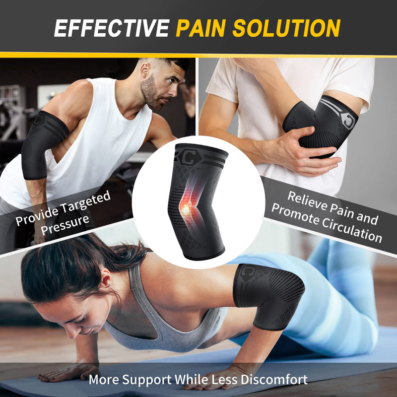Cambivo Elbow Support X 2, Tennis Elbow Bandage For Men And Women, Elbow Suitable For Arthritis, Tendonitis, Elbow Pads For Sports, Golfer'S Elbow And Tennis Elbow - NewNest Australia