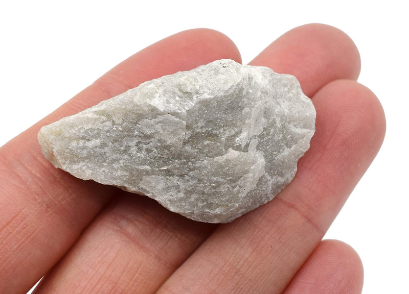 White Quartzite, Metamorphic Rock Specimen - Approx. 1" - Geologist Selected & Hand Processed - Great for Science Classrooms - Eisco Labs - NewNest Australia