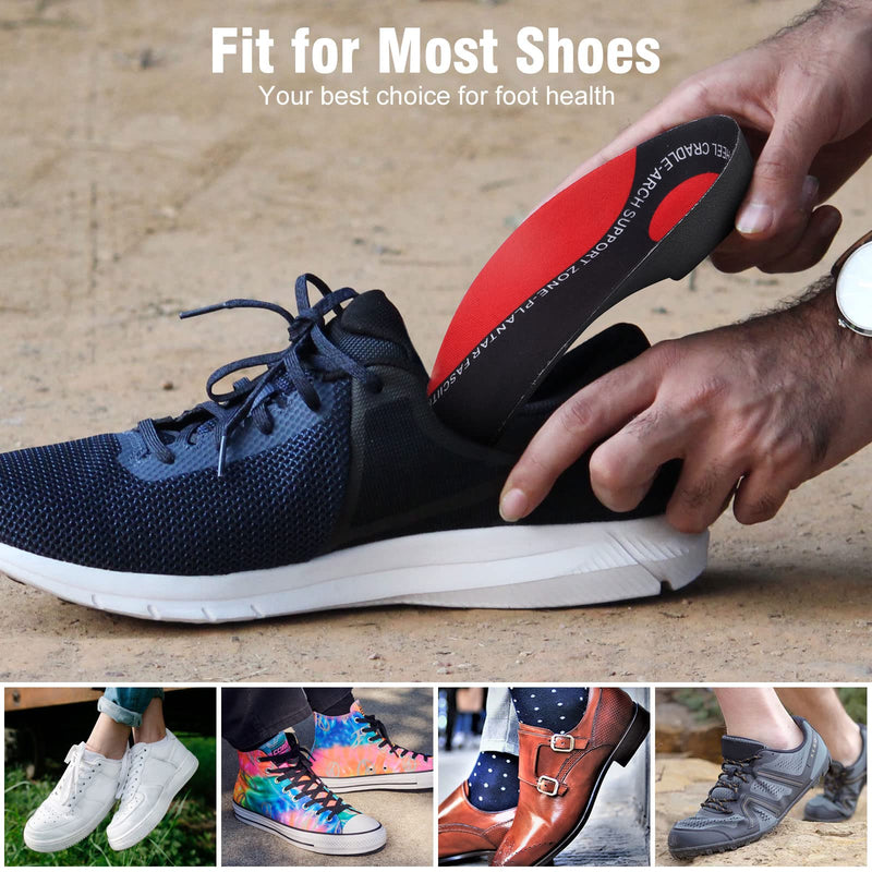 Orthotic Insoles, 3/4 High Arch Support Shoe Inserts Insoles for Women and Men, Orthotic Insoles Support for Plantar Fasciitis, Flat Feet, Over-Pronation, Heel Pain, Heel Spur (5-8.5 UK） Medium(5-8.5 UK） - NewNest Australia