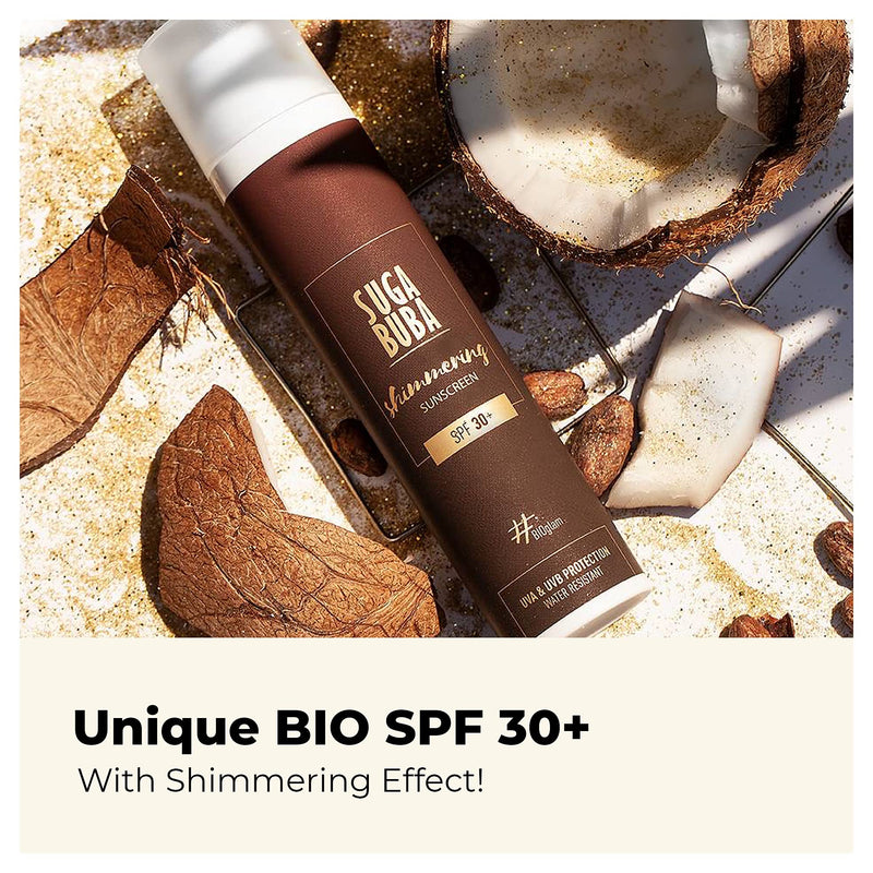 Suga Buba Shimmering Sunscreen, SPF 30+, 100ml - NewNest Australia