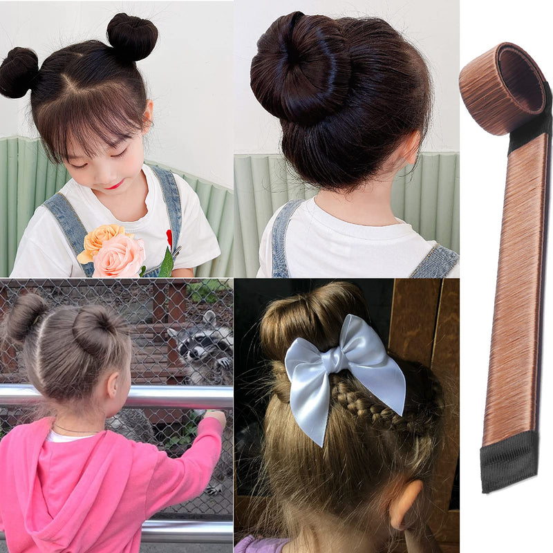 Magic Hair Donut Bun Maker for Women Girls, Female Hair Bun Maker French Twist Hairstyle Bun Clip, Hair Style Tool Fast Hair Bun Making Curler Roller Tool Ponitail Holder Fashion Bun Shaper(2pcs) - NewNest Australia