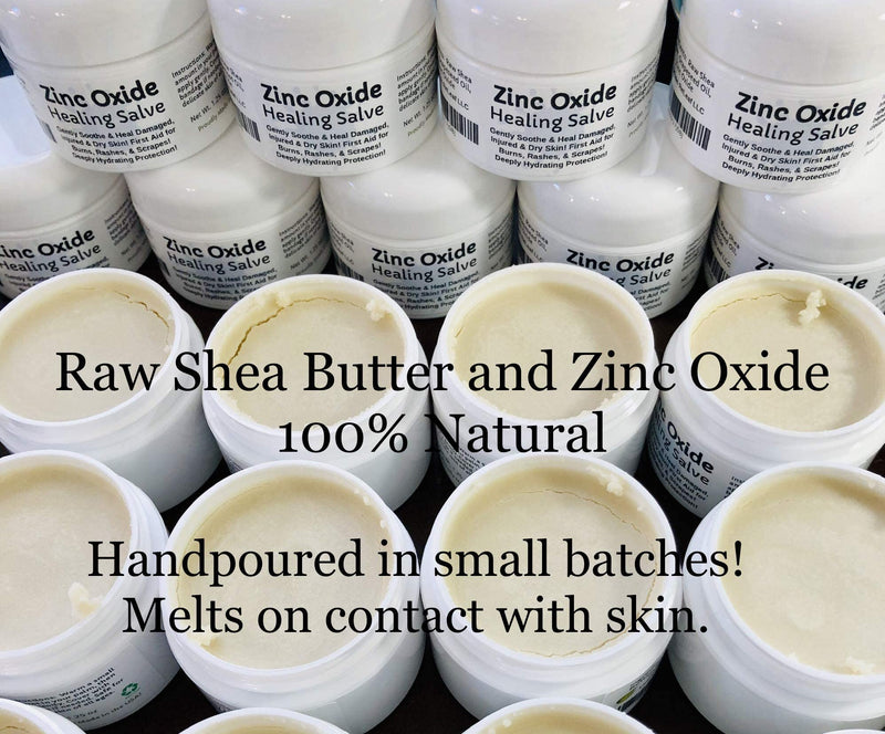 Urban ReLeaf Zinc Oxide Salve ! Gently Soothe & Heal Damaged, Injured & Dry Skin! First Aid, Burns, Rashes, Scrapes! Deeply Hydrating Protection. 100% Natural! Safe for Delicate Skin of All Ages. - NewNest Australia