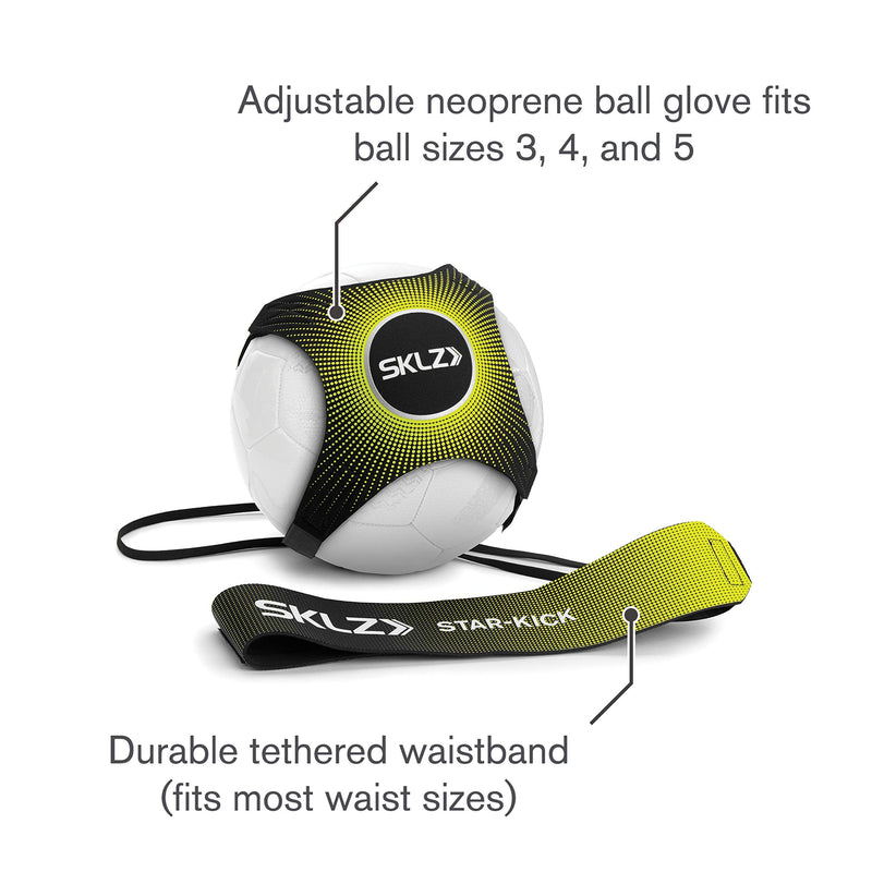 SKLZ Star-Kick Hands-Free Adjustable Solo Soccer Trainer - Fits Ball Sizes 3, 4, and 5 Volt - NewNest Australia