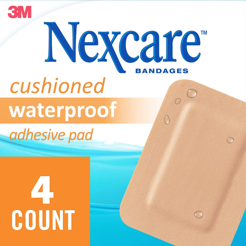 Nexcare Absolute Waterproof Adhesive Gauze Pad 4 One Size - NewNest Australia