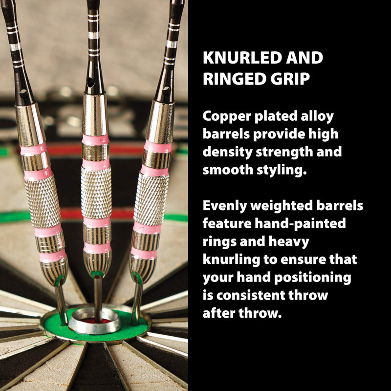 Fat Cat by GLD Products Realtree APC Pink Camo Steel Tip Darts with Storage/Travel Case, 23 Grams , Black - NewNest Australia