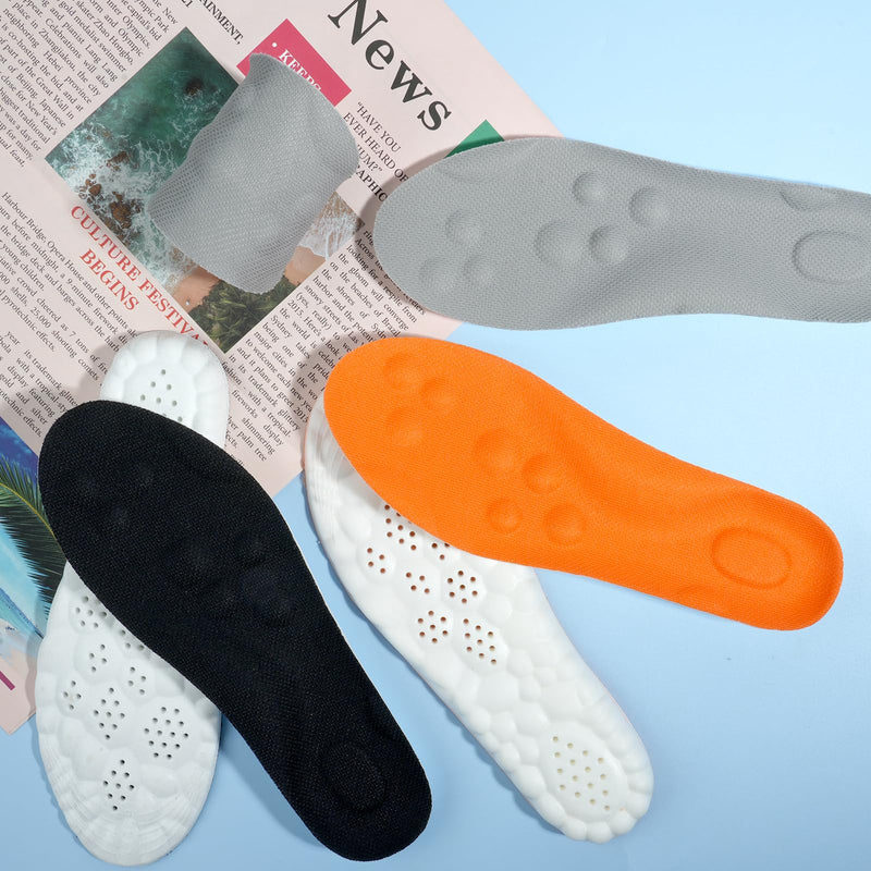 3 Pairs Orthopedic Insoles Women Men Arch Support Shoe Insoles Soft Breathable and Relieve Foot Pain for Flat Feet Plantar Fasciitis Suitable for Sports and Work Shoes Size 39-40 - NewNest Australia
